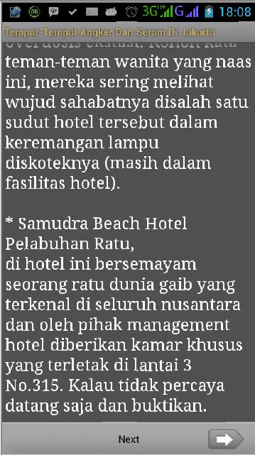 Cerita Seram Asli