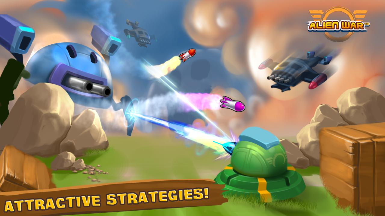 Tower Defense: Alien War TD