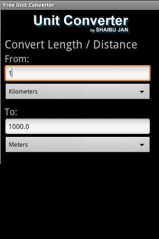 Free Unit Converter