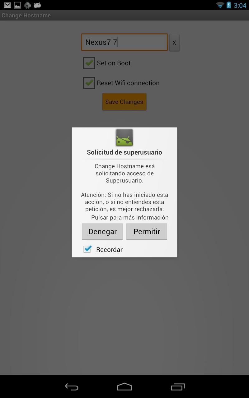 Change Hostname