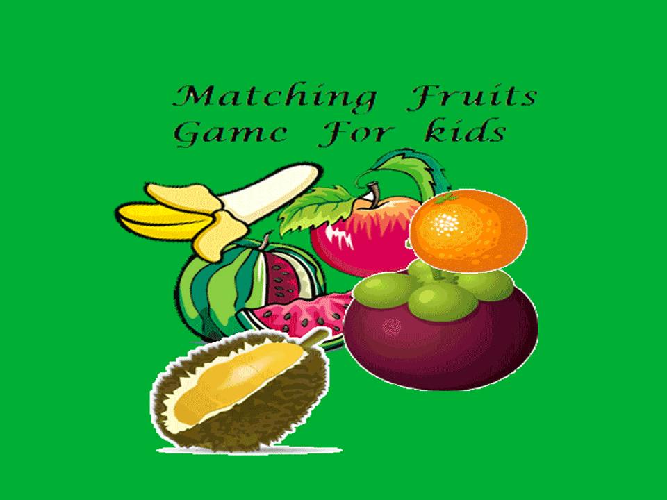 Matching Fruits Game For Kids