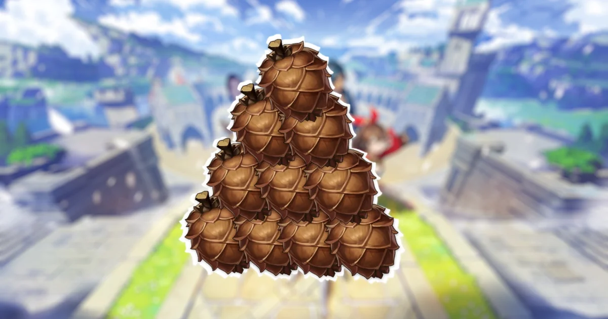 Dónde encontrar pinéconas en Genshin Impact