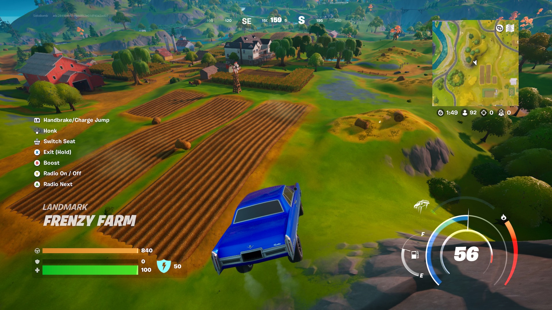 วิธีทำสิ่งผิดพลาดในรถบินใน Fortnite บทที่ 2 รีมิกซ์
