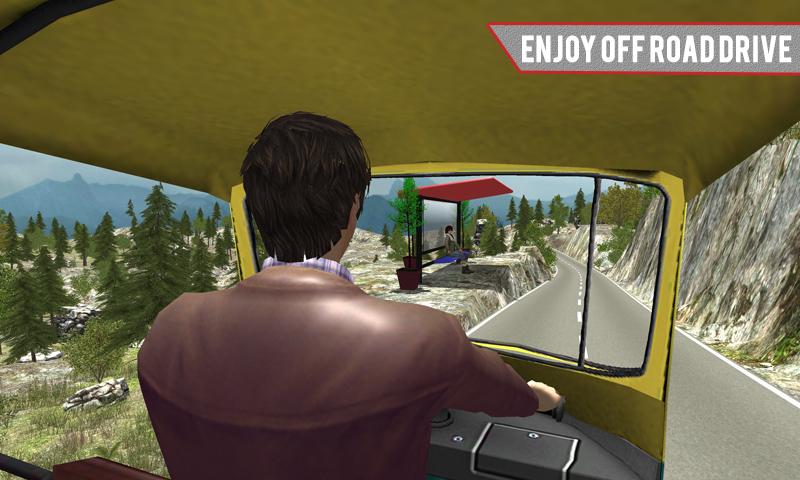 Tuk Tuk Auto Rickshaw Off Road