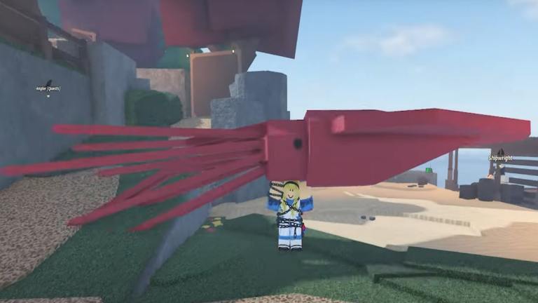 Roblox Fisch에서 거대한 오징어를 잡는 방법