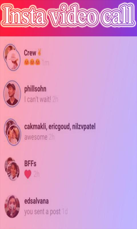 Insta video call