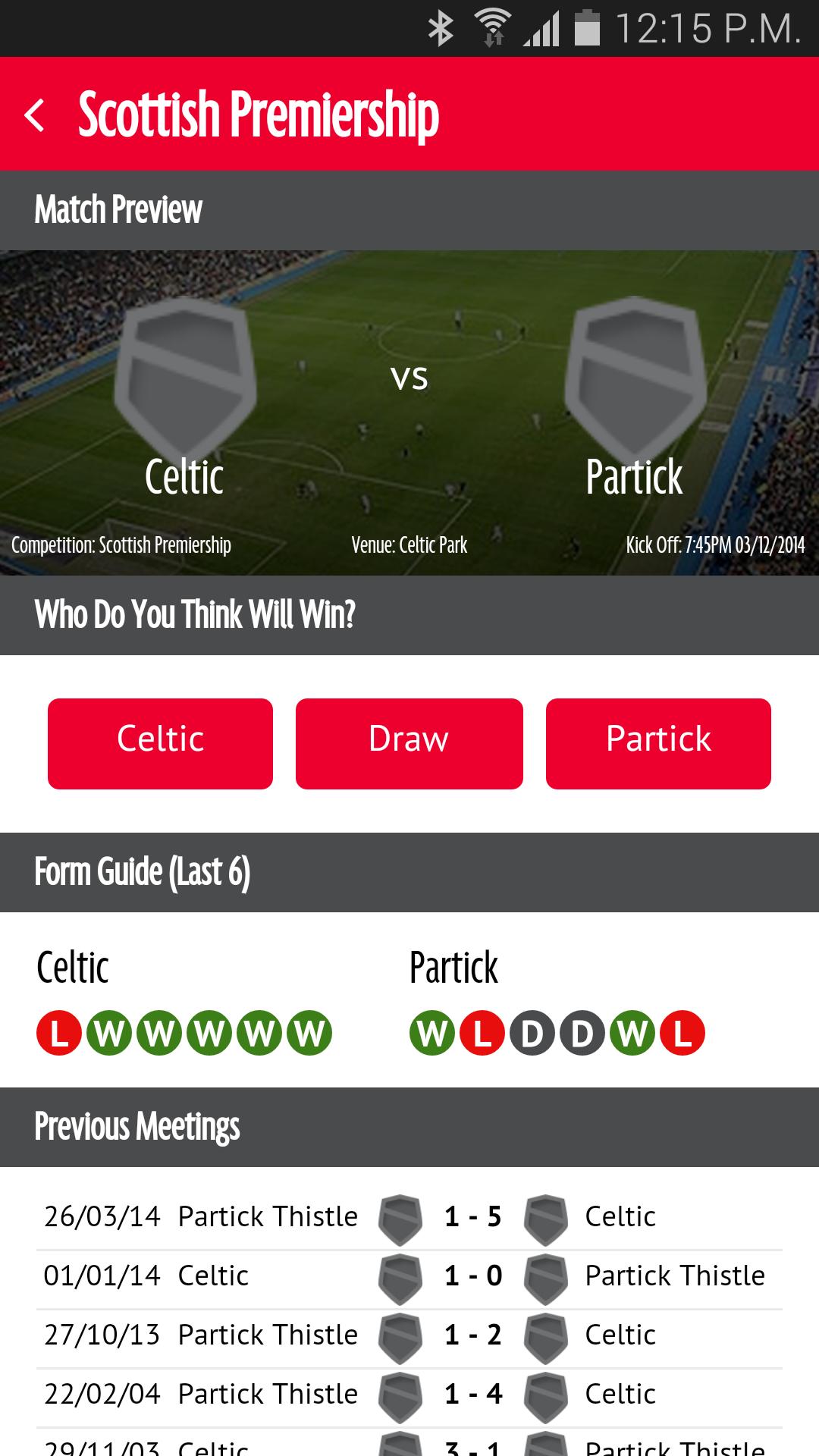 Daily Record Football