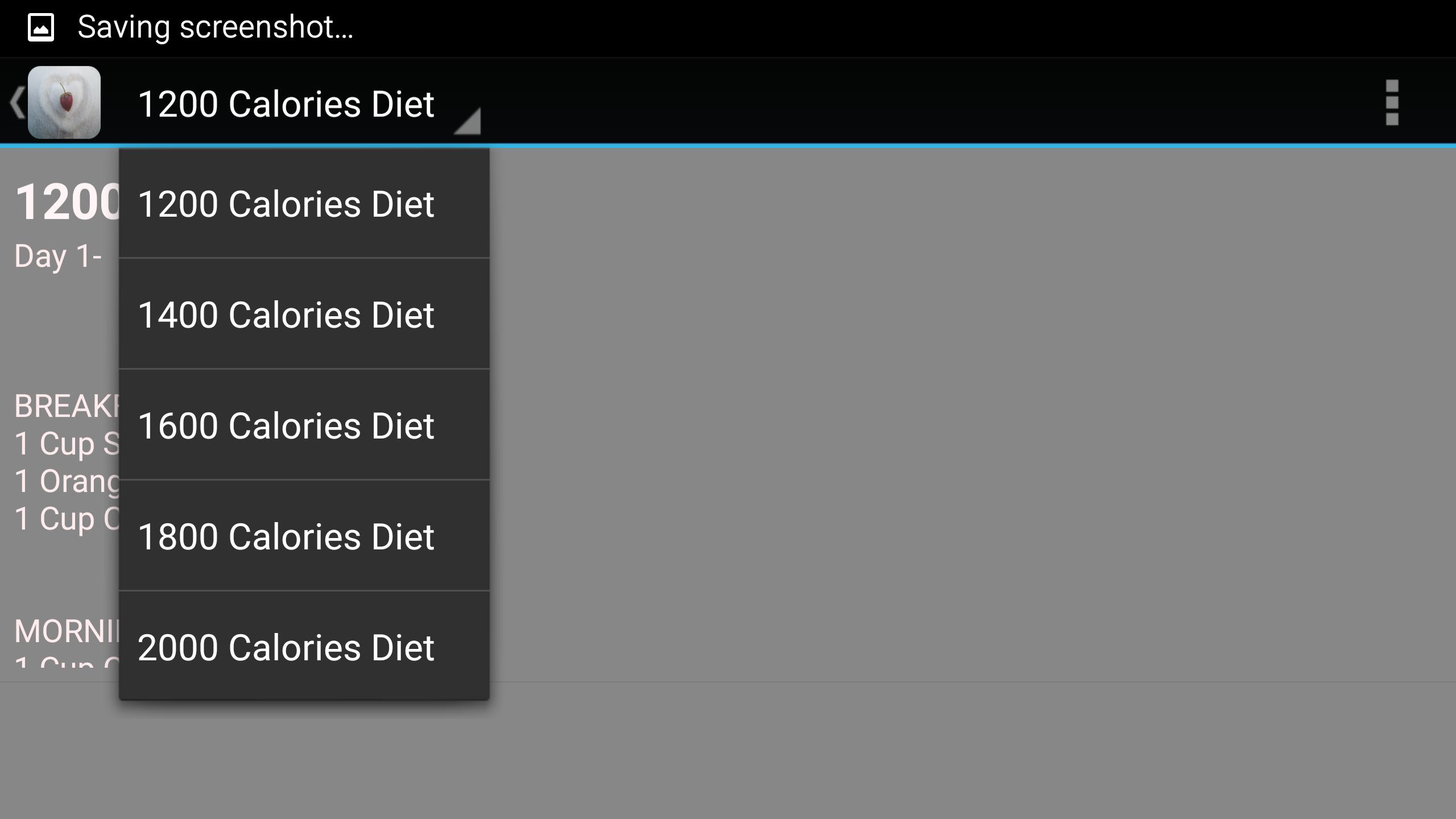 Diabetes Diet Charts