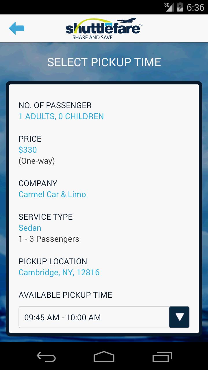 Shuttlefare
