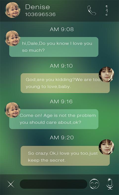 GO SMS GREEN LIFE THEME