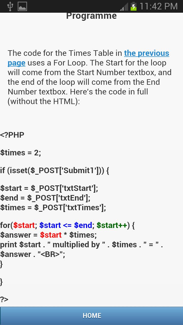 Learn PHP offline