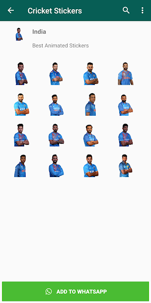 Cricket Stickers
