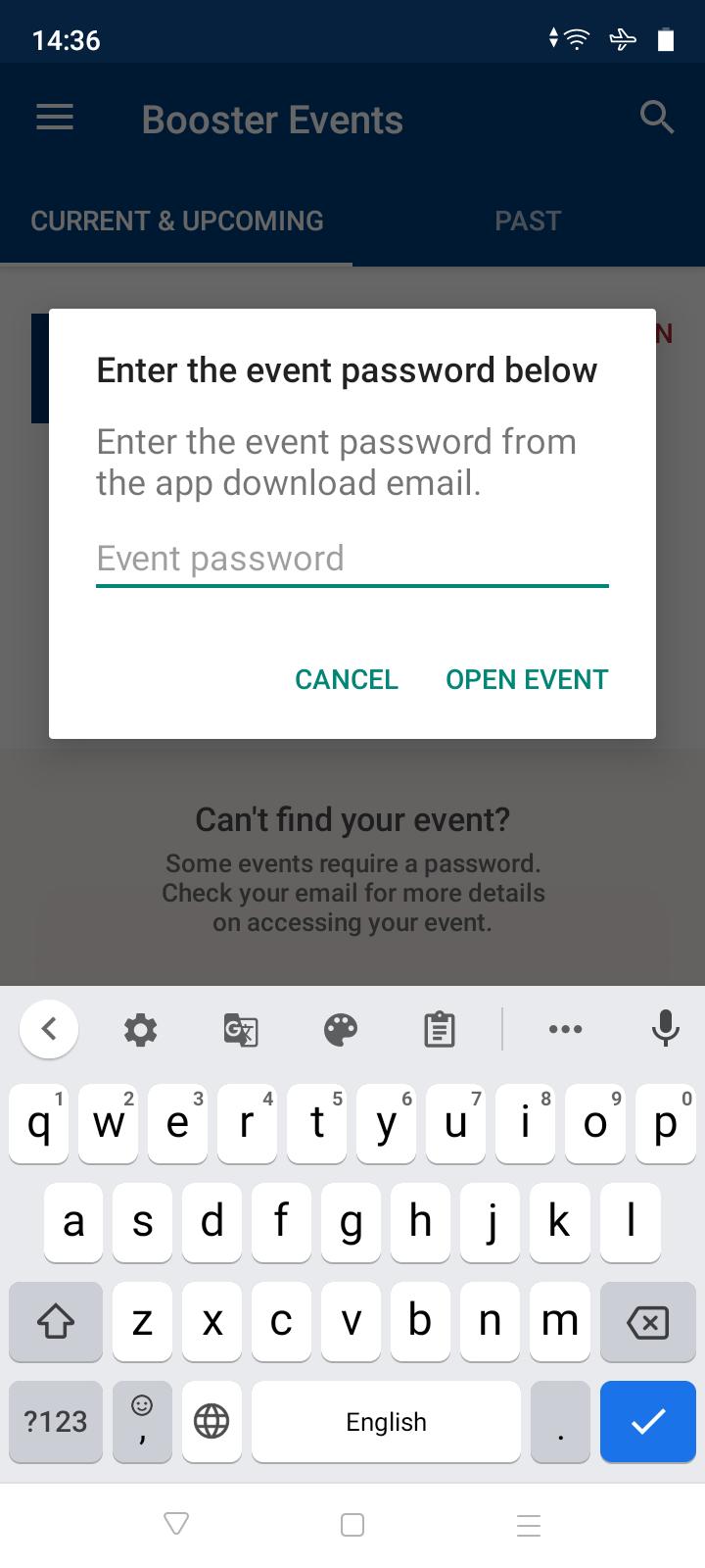 Booster Events