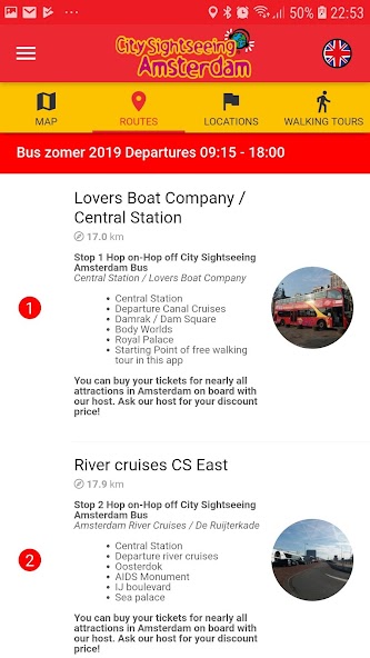 City Sightseeing Amsterdam App