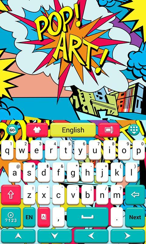 Pop Art Keyboard
