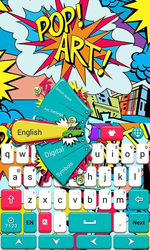 Pop Art Keyboard