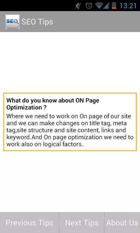 SEO Tips