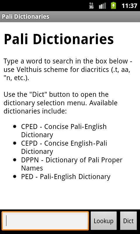 Pali-English Resources