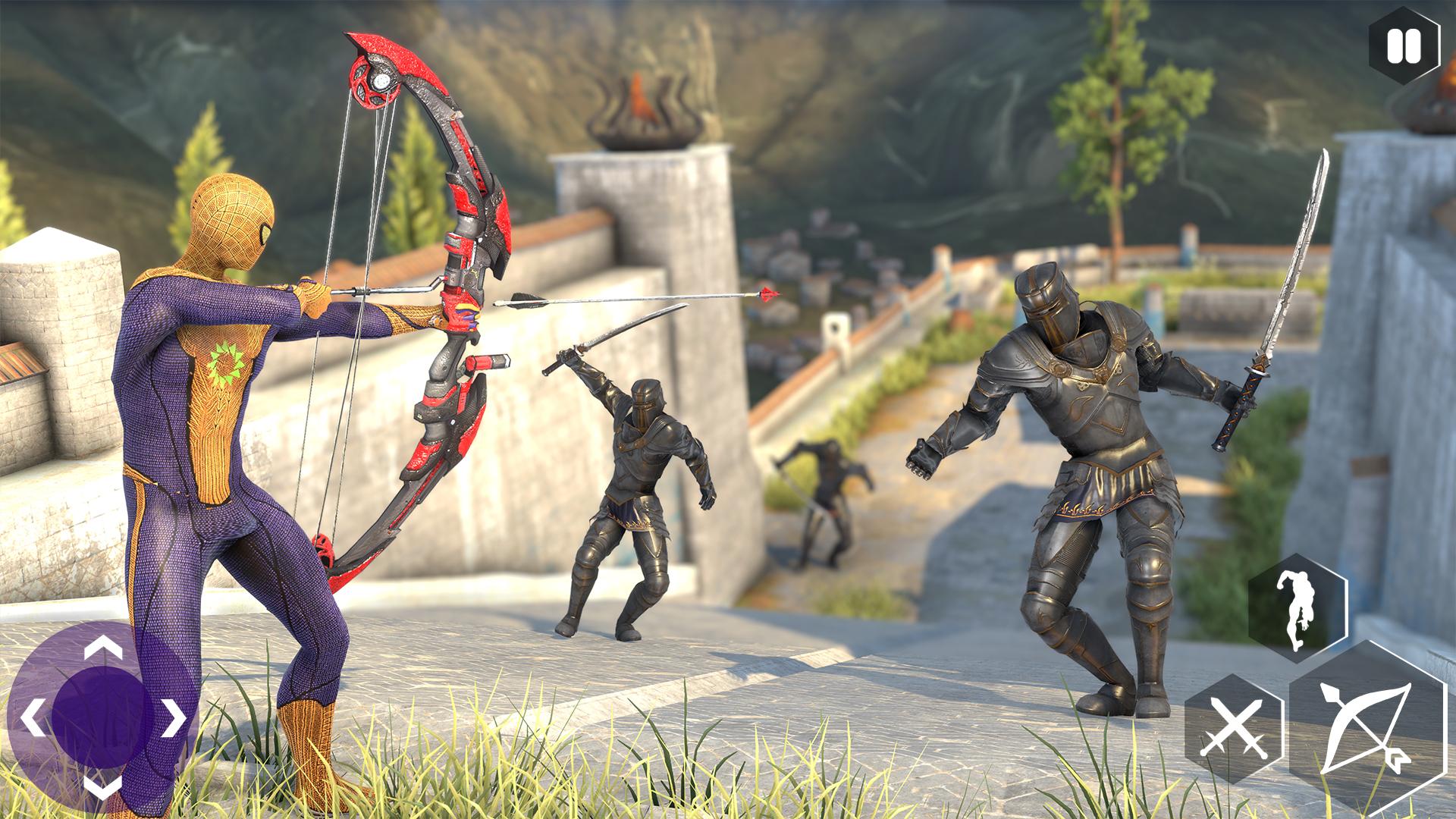 Superhero Ninja Sword Shadow