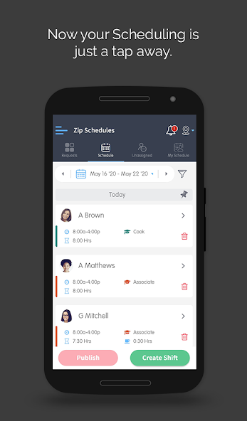 Zip Schedules