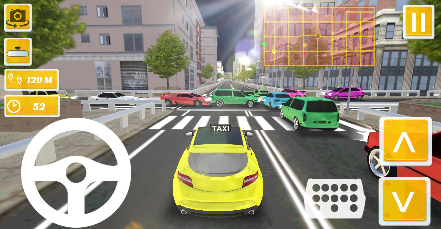 Taxi Driver Spain Barcelona 3D