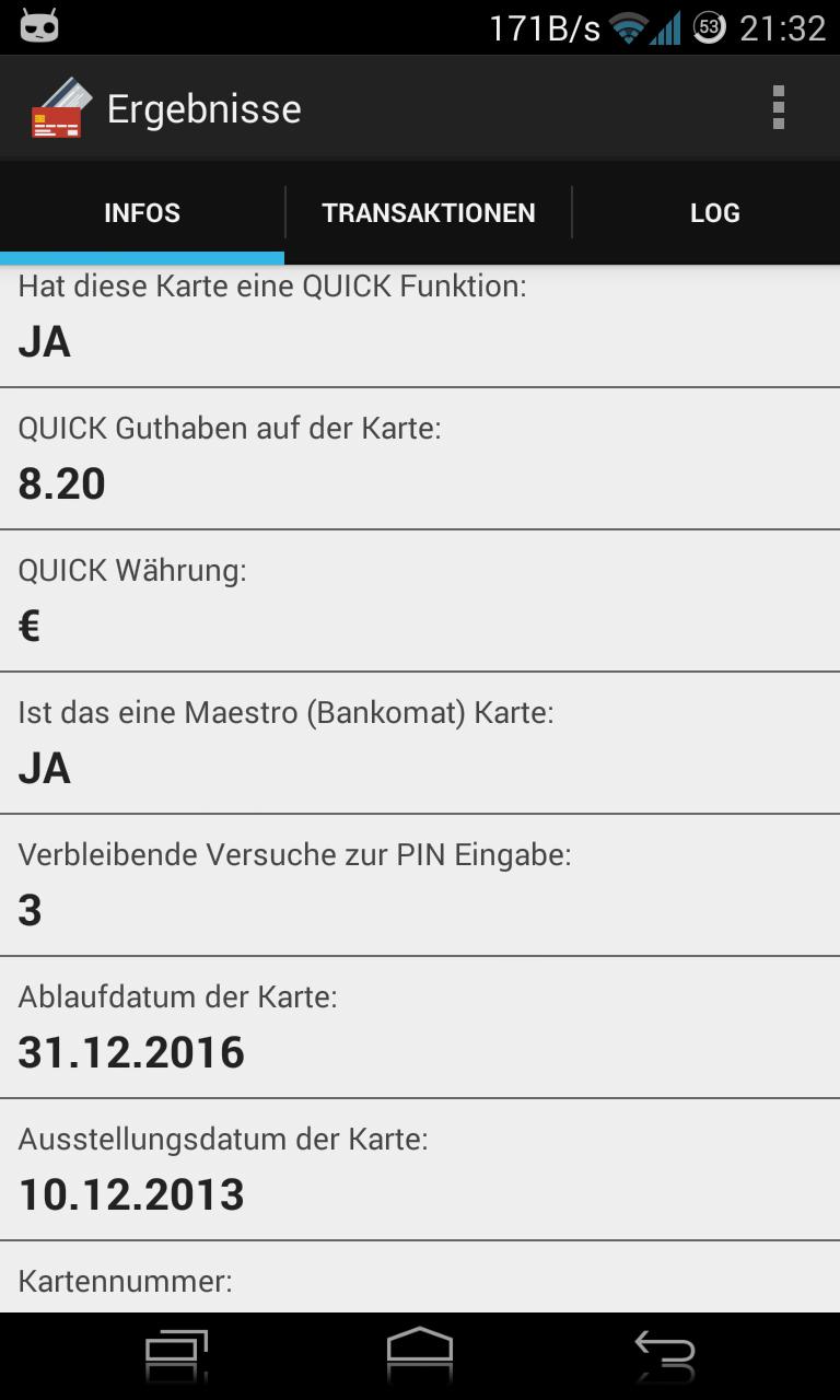 Bankomat Card Infos 2
