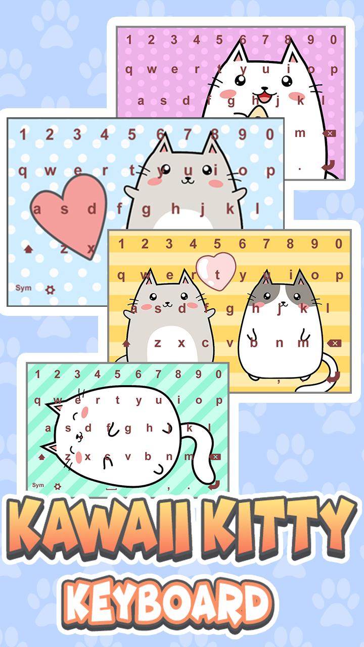 Kawaii Kitty Keyboard Style