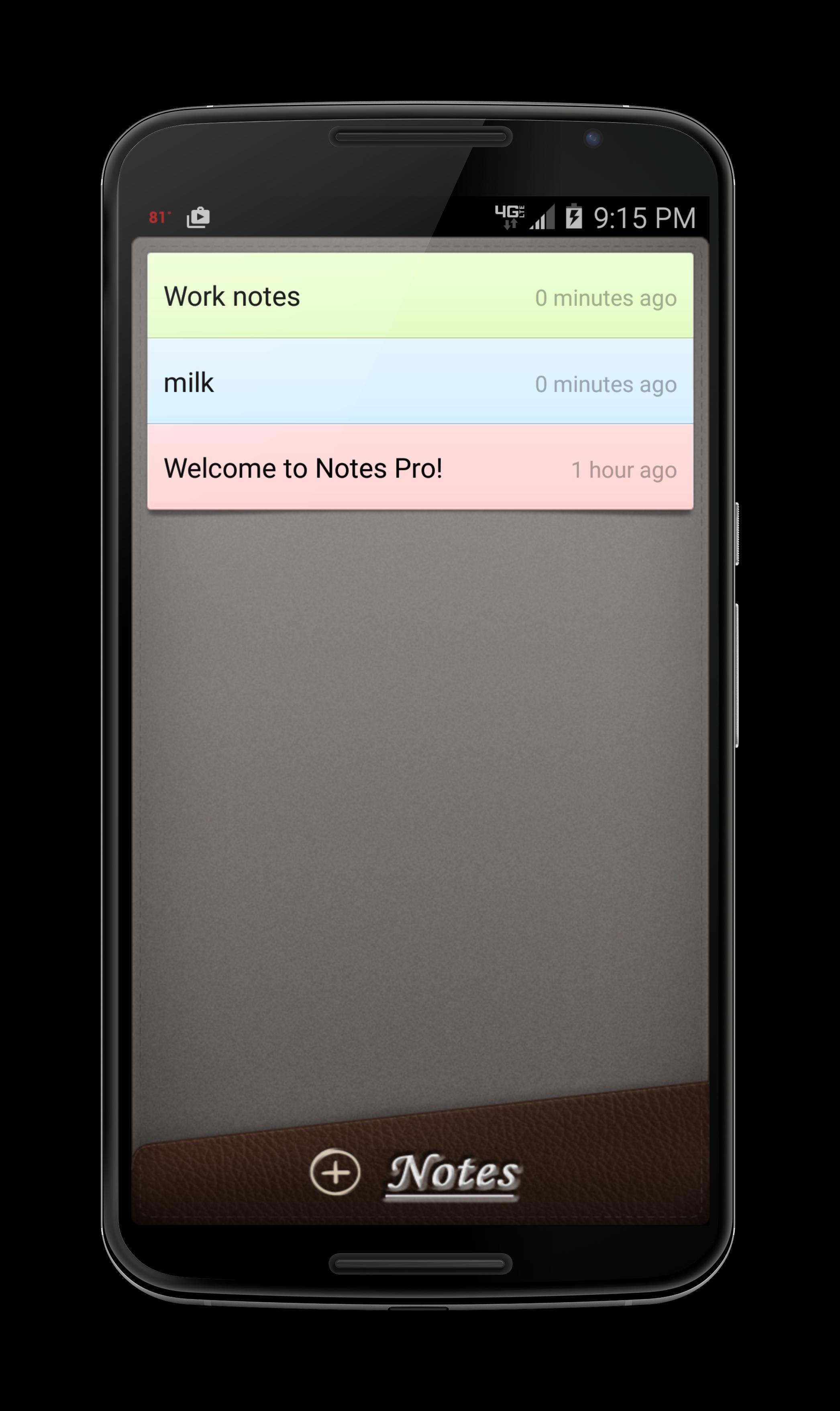 NOTES PRO