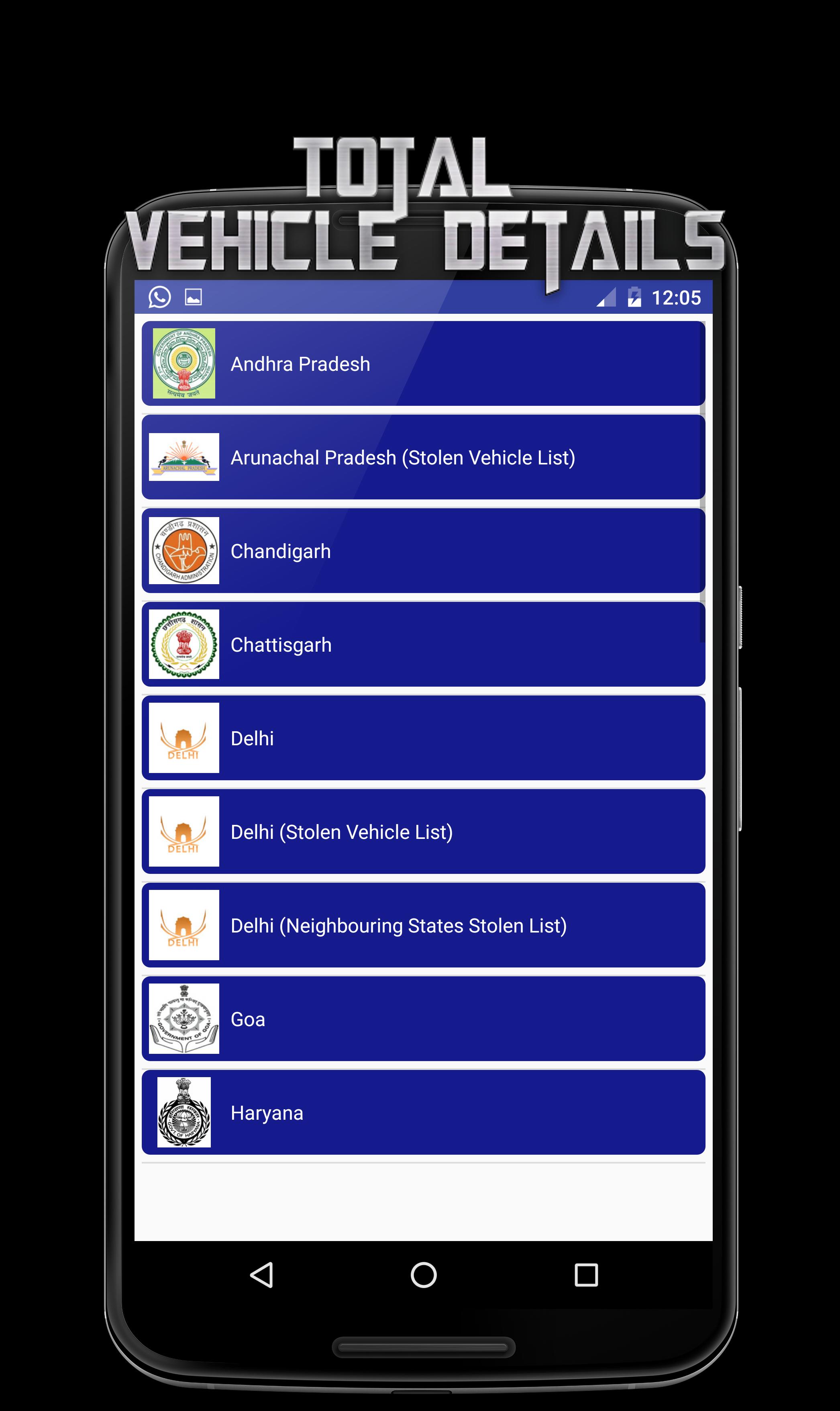 Vehicle Registration Details