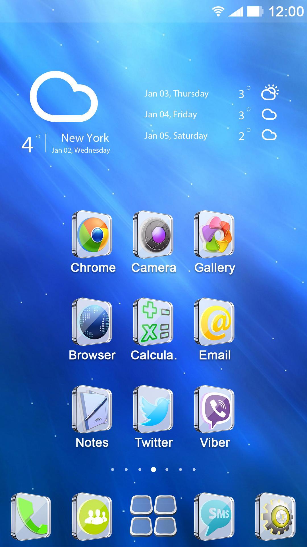 3D Fresh Style - Solo Launcher Theme