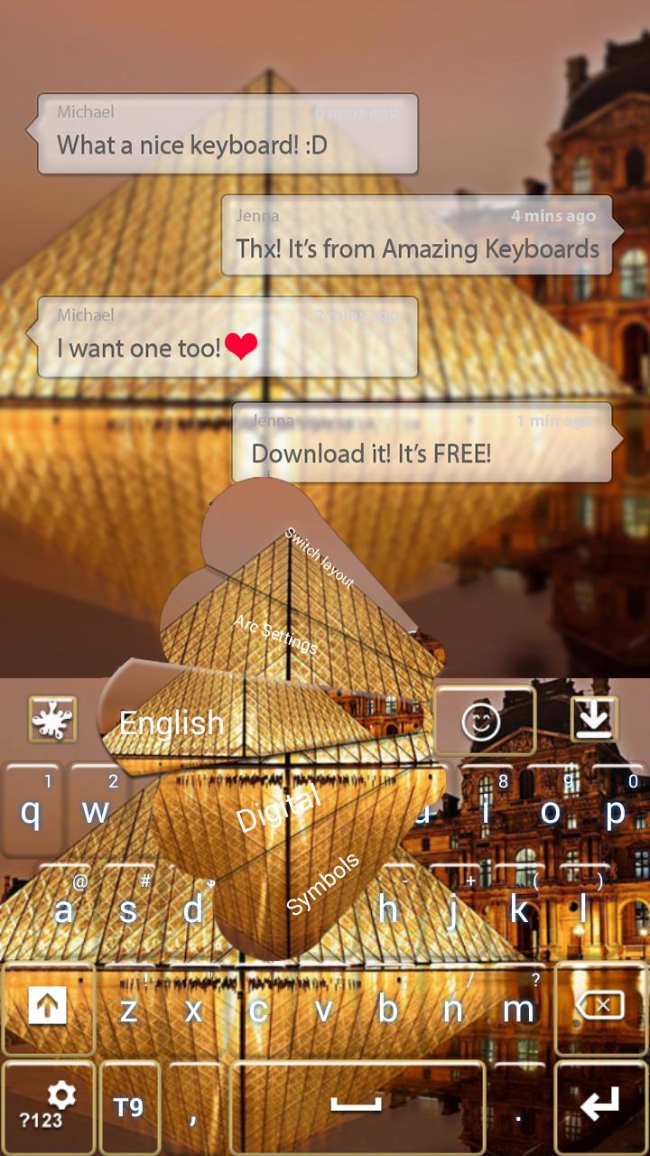 Paris Night GO Keyboard