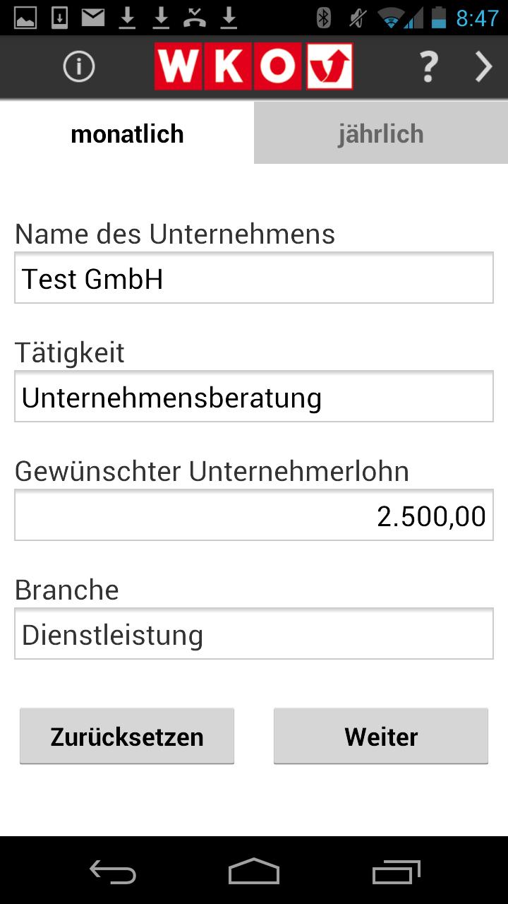 Mindestumsatzrechner