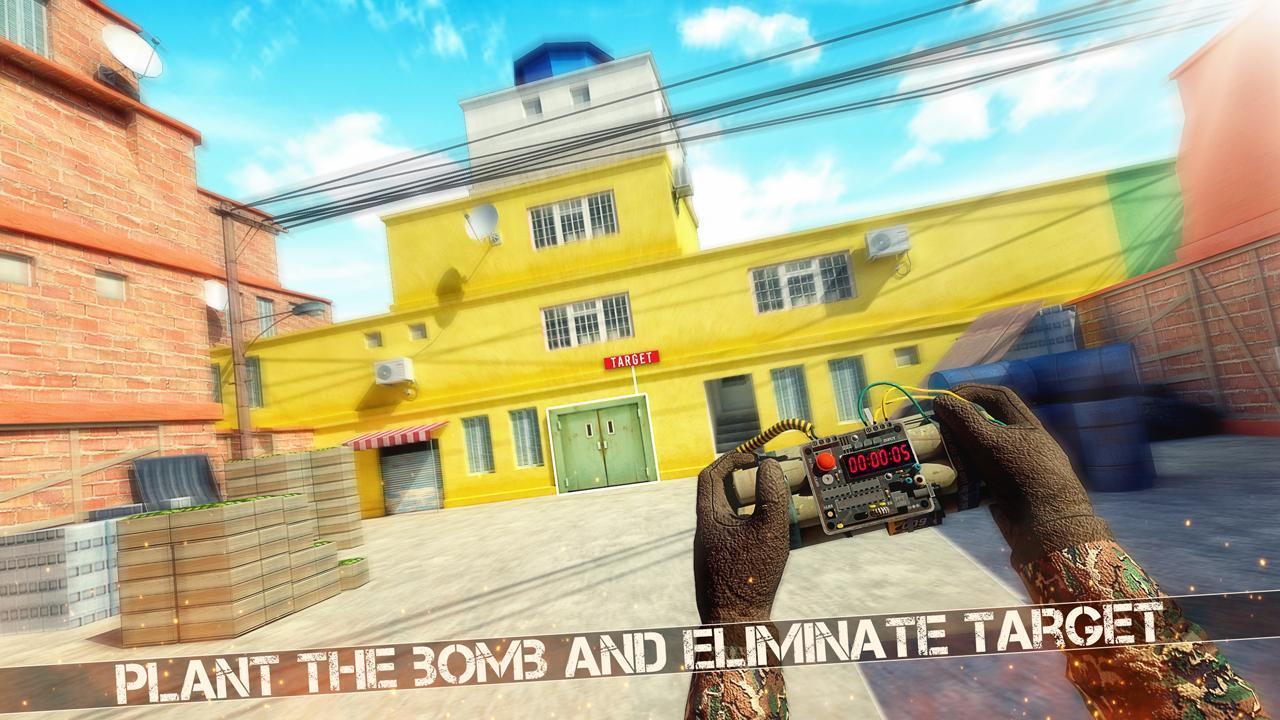 Police Shooter Strike Anti Terrorist Battle