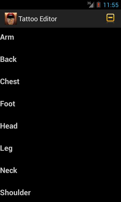 Tattoo Gallery - Tattoo Editor