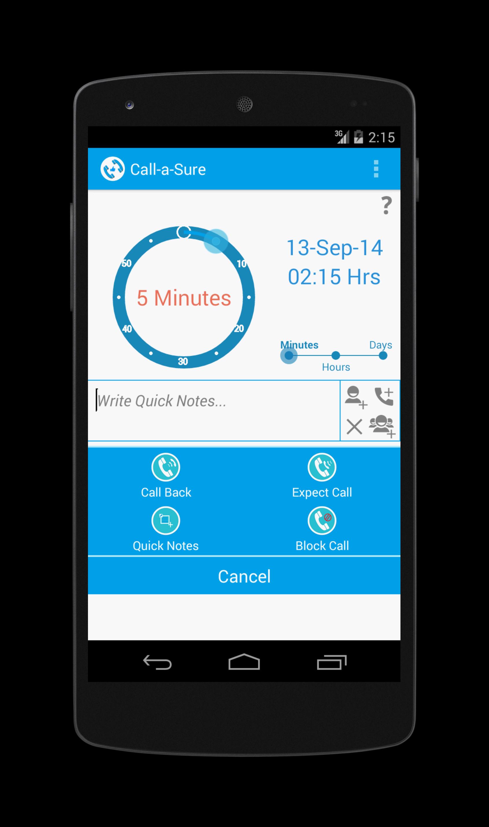 Call-a-Sure: Call Reminders