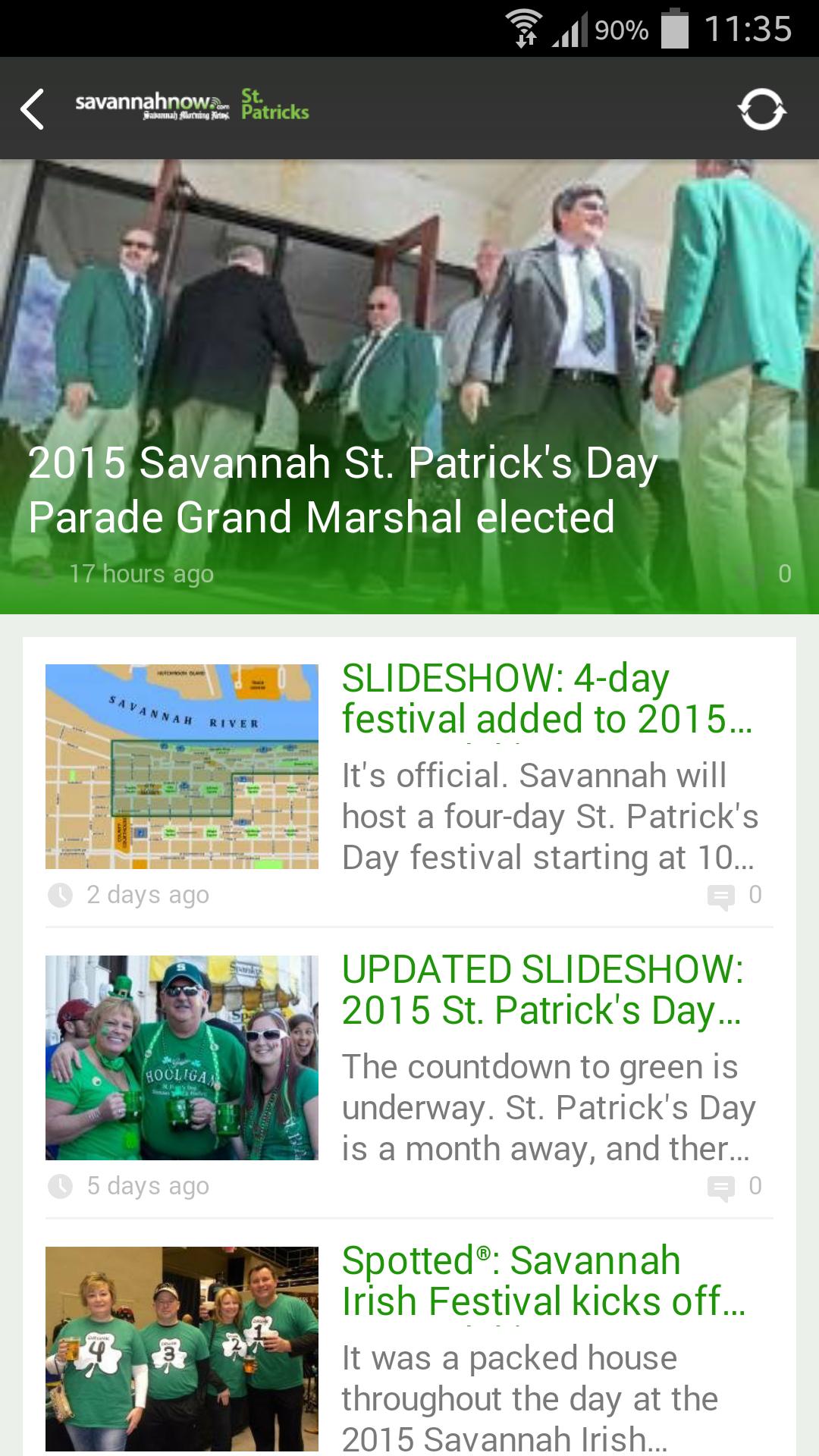 SavannahNow St. Patrick's App