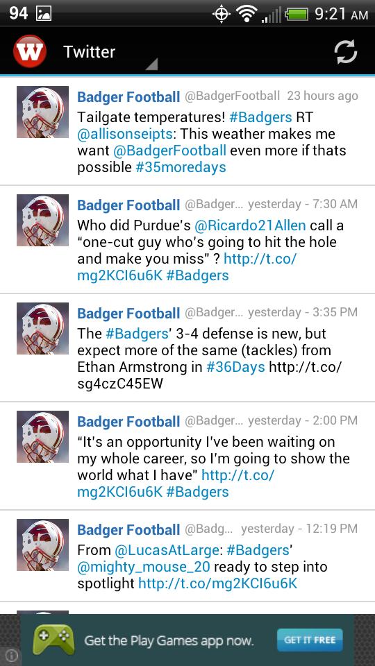 Wisconsin Football Fans