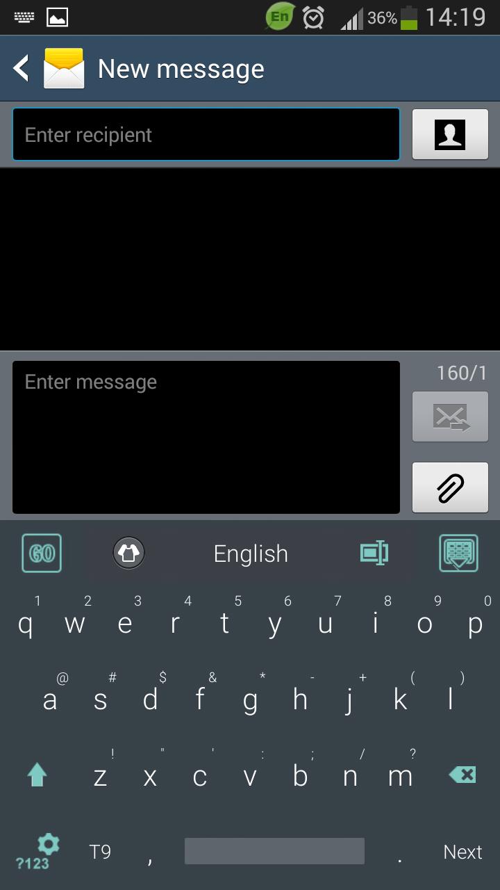 Flat Phone Keyboard