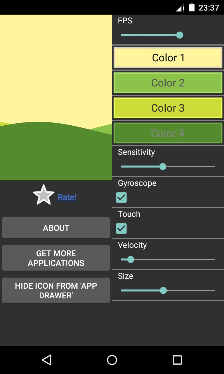 Flat Waves Live Wallpaper