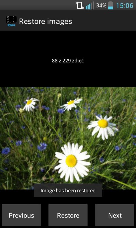 Restore images