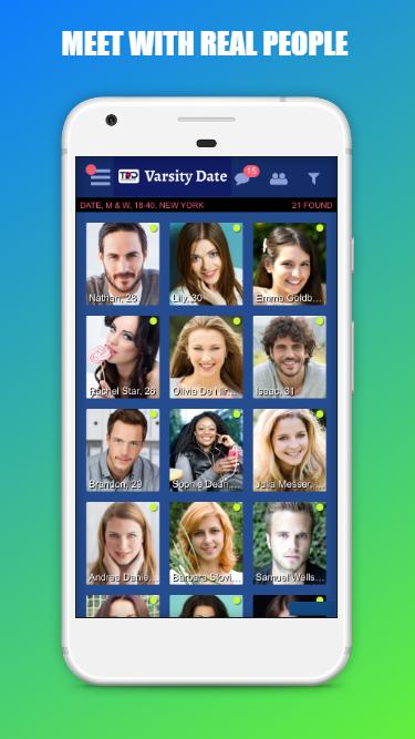 The Varsity Date - Dating App with Free Video call