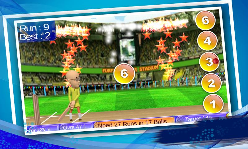 Motu Patlu Cricket Game