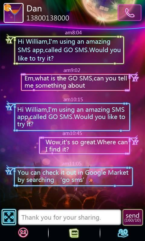GO SMS Pro Carnival Theme