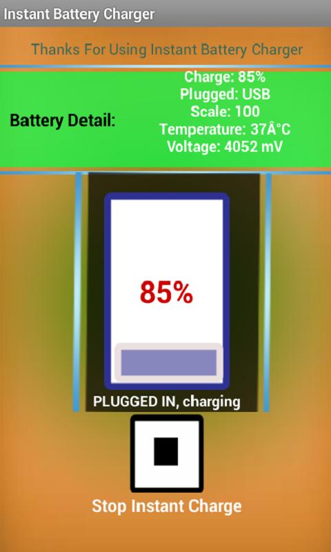 Instant Battery Charger