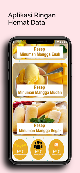 Resep Aneka Minuman Mangga