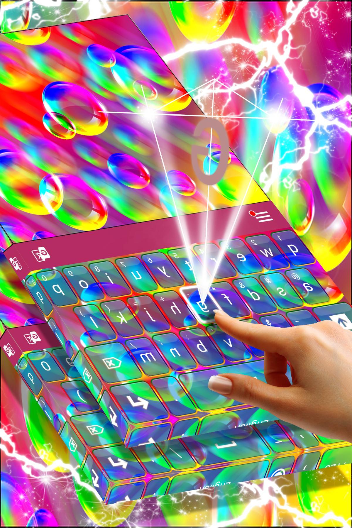 Rainbow Bubbles Keyboard