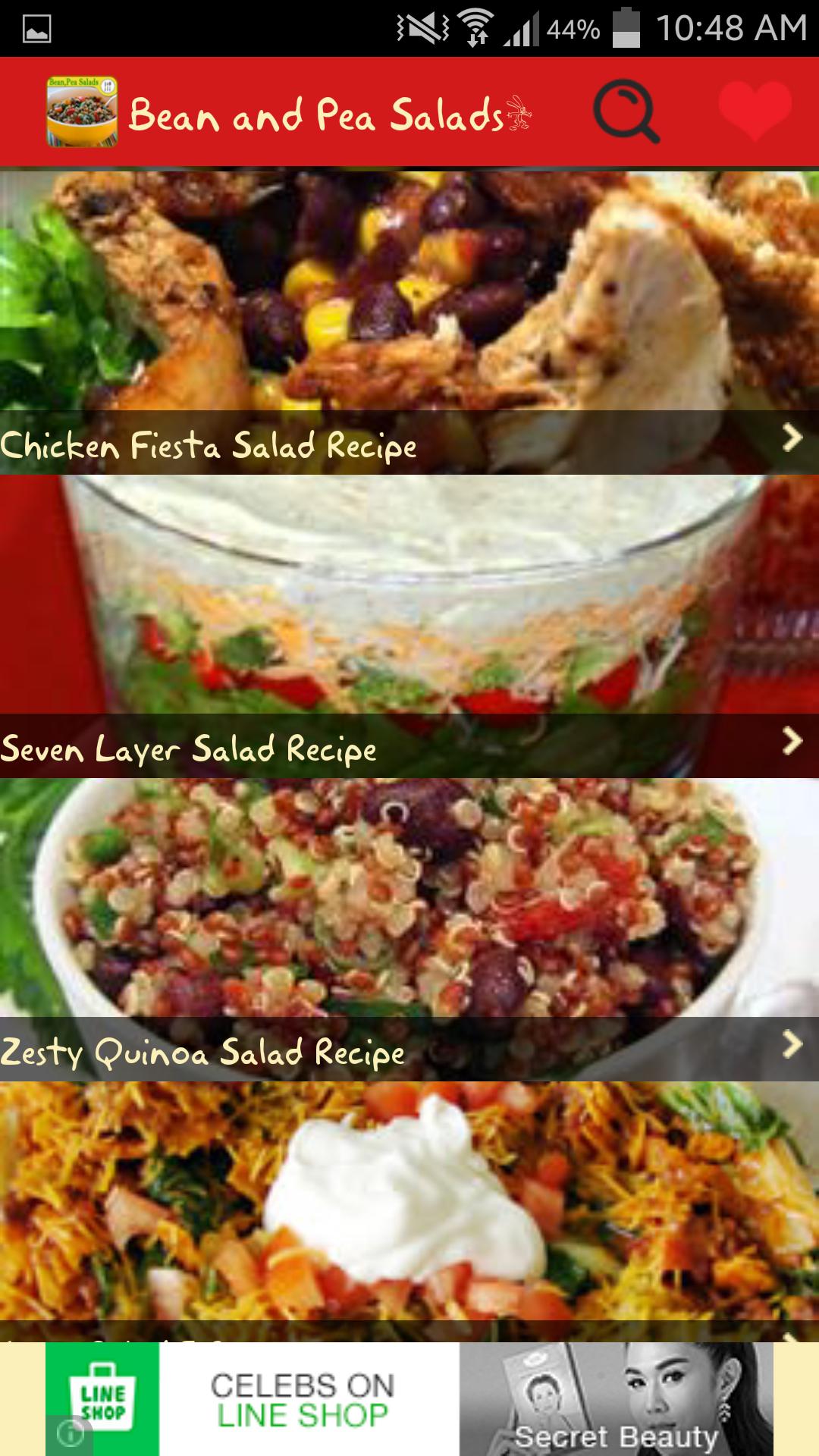 Bean and Pea Salads Recipes