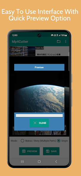 Video Cutter For 60 Sec Status