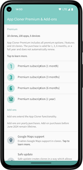 App Cloner Premium & Add-ons