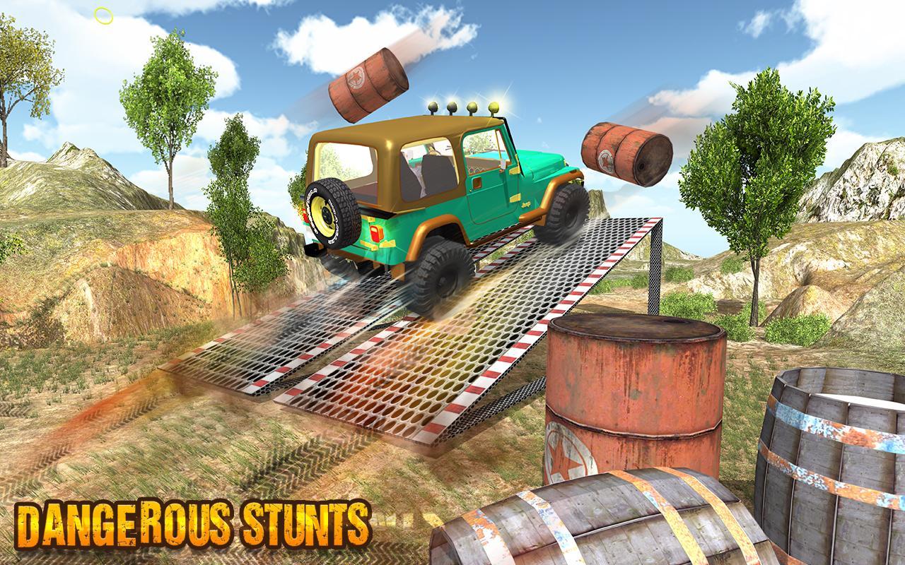 Jeep Stunts Racer Tracks